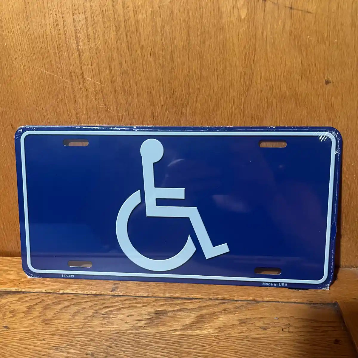 Handicap Blue Accessibility Wheelchair - License Plate