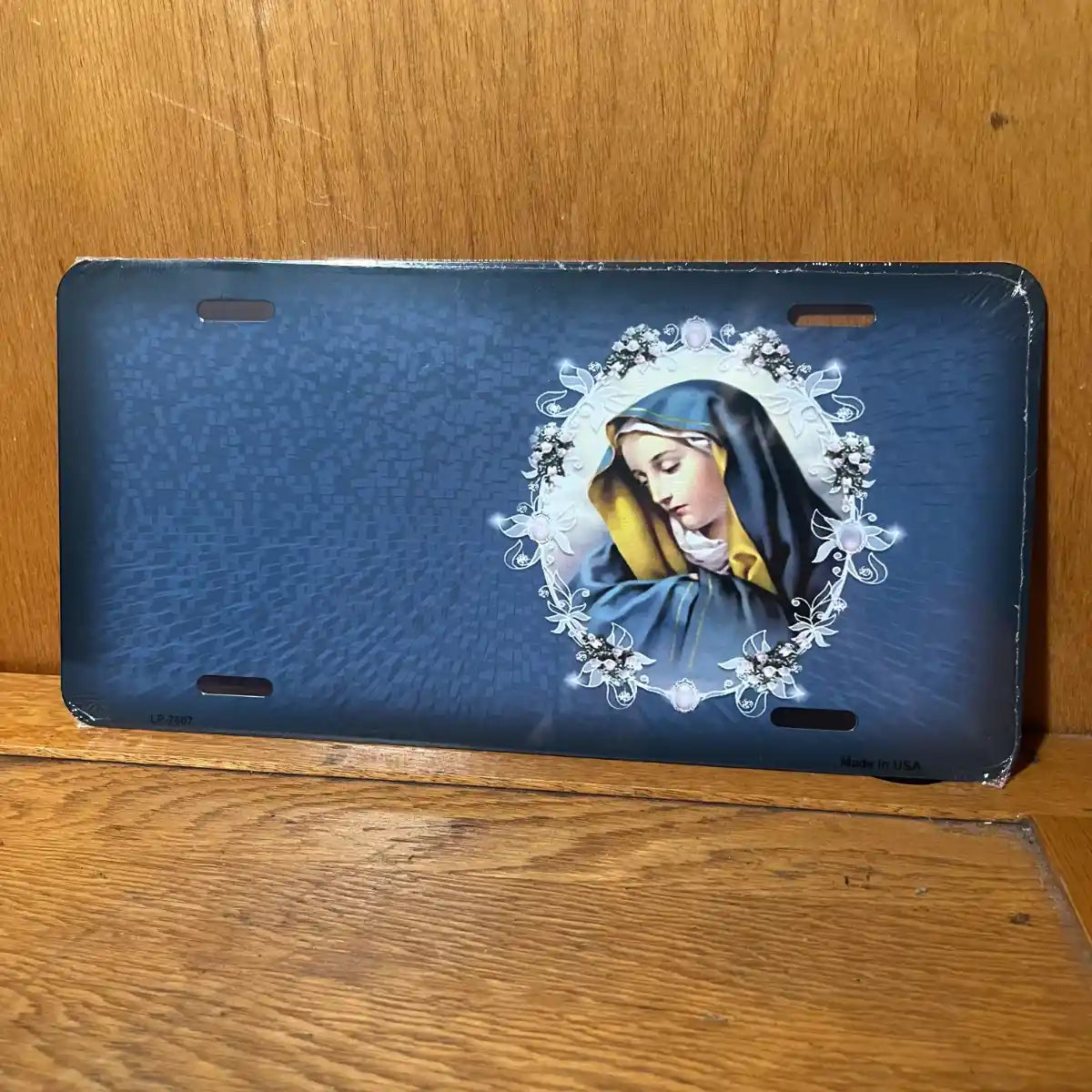 Virgin Mary Mother of Jesus - License Plate