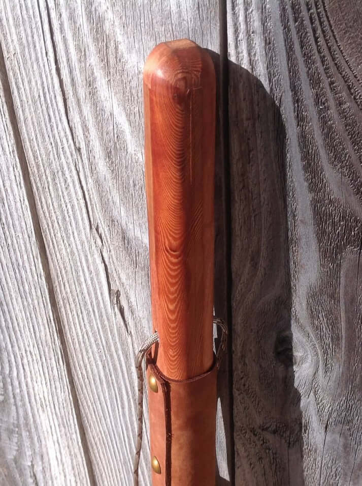 Rugged Terrain Red Cedar Wood Walking Stick Hiking Staff