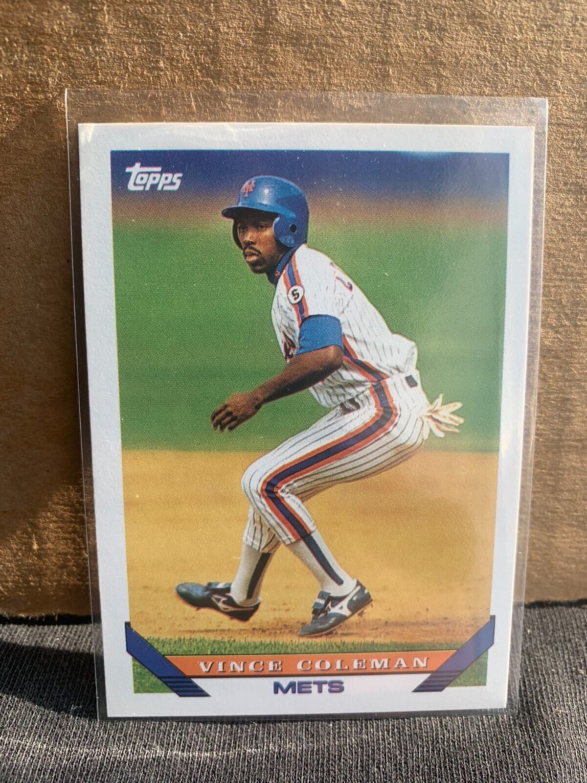 1993 Topps Baseball Card New York Mets Vince Coleman