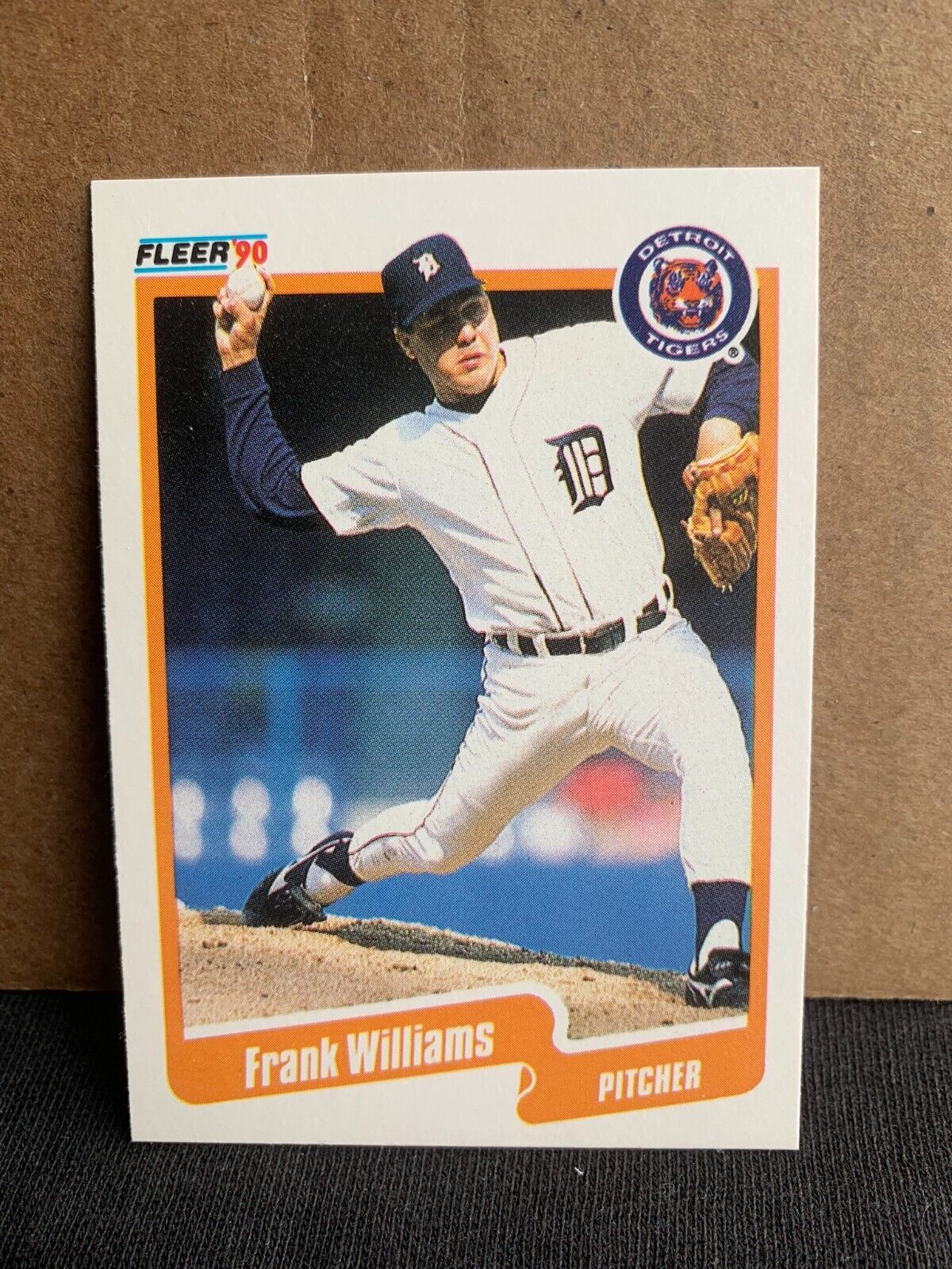 1990 Fleer Baseball Card Detroit Tigers Frank Williams