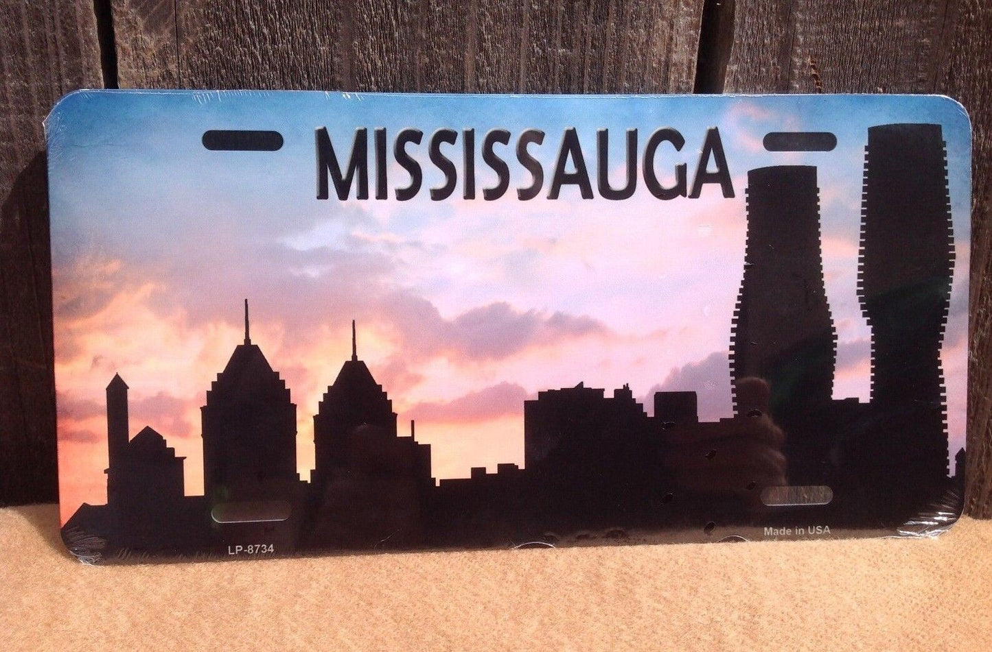 Mississauga Silhouette City Skyline Canada Novelty License Plate Car Auto Truck 