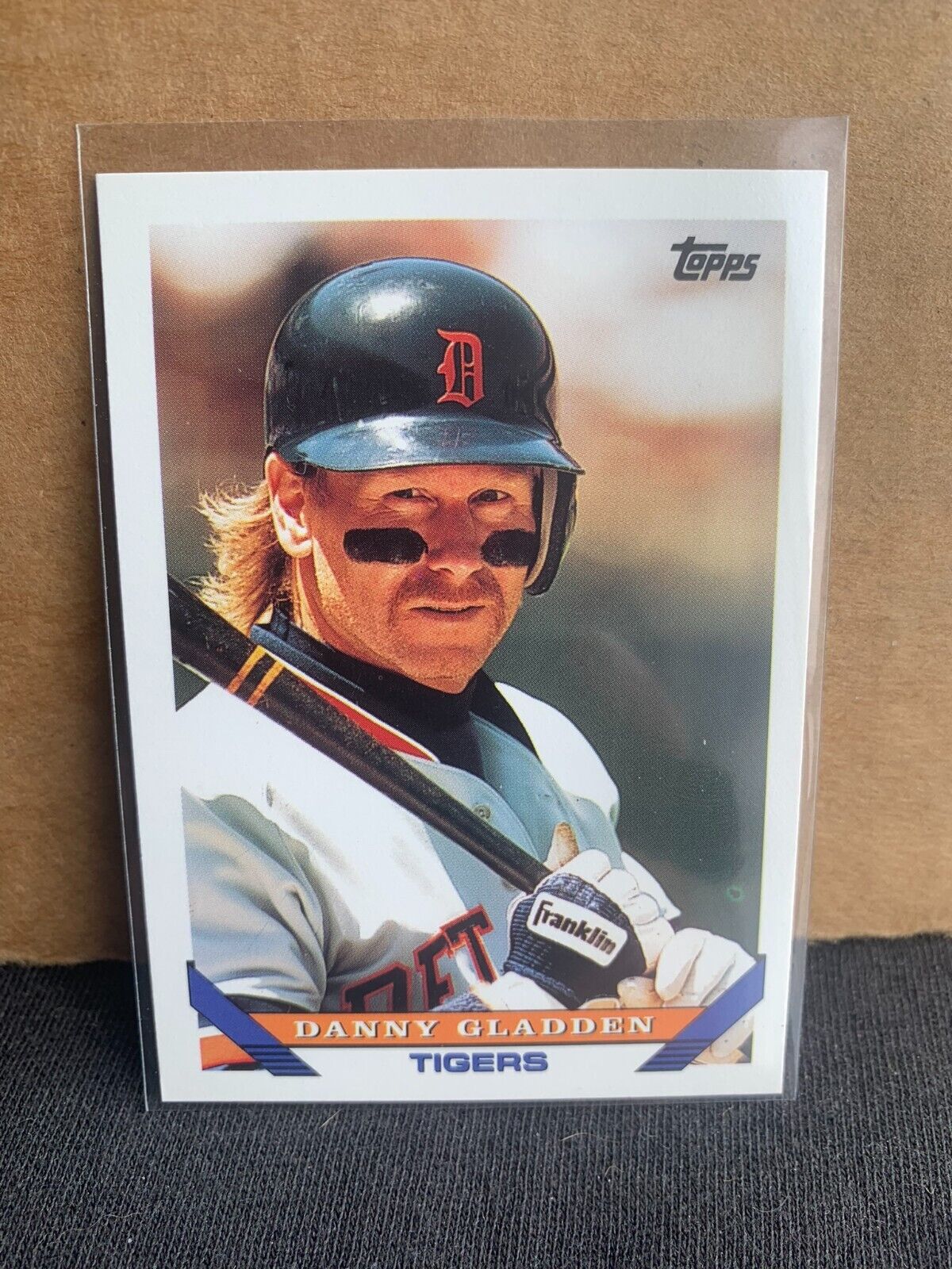 1993 Topps Baseball Card Detroit Tigers Danny Gladden