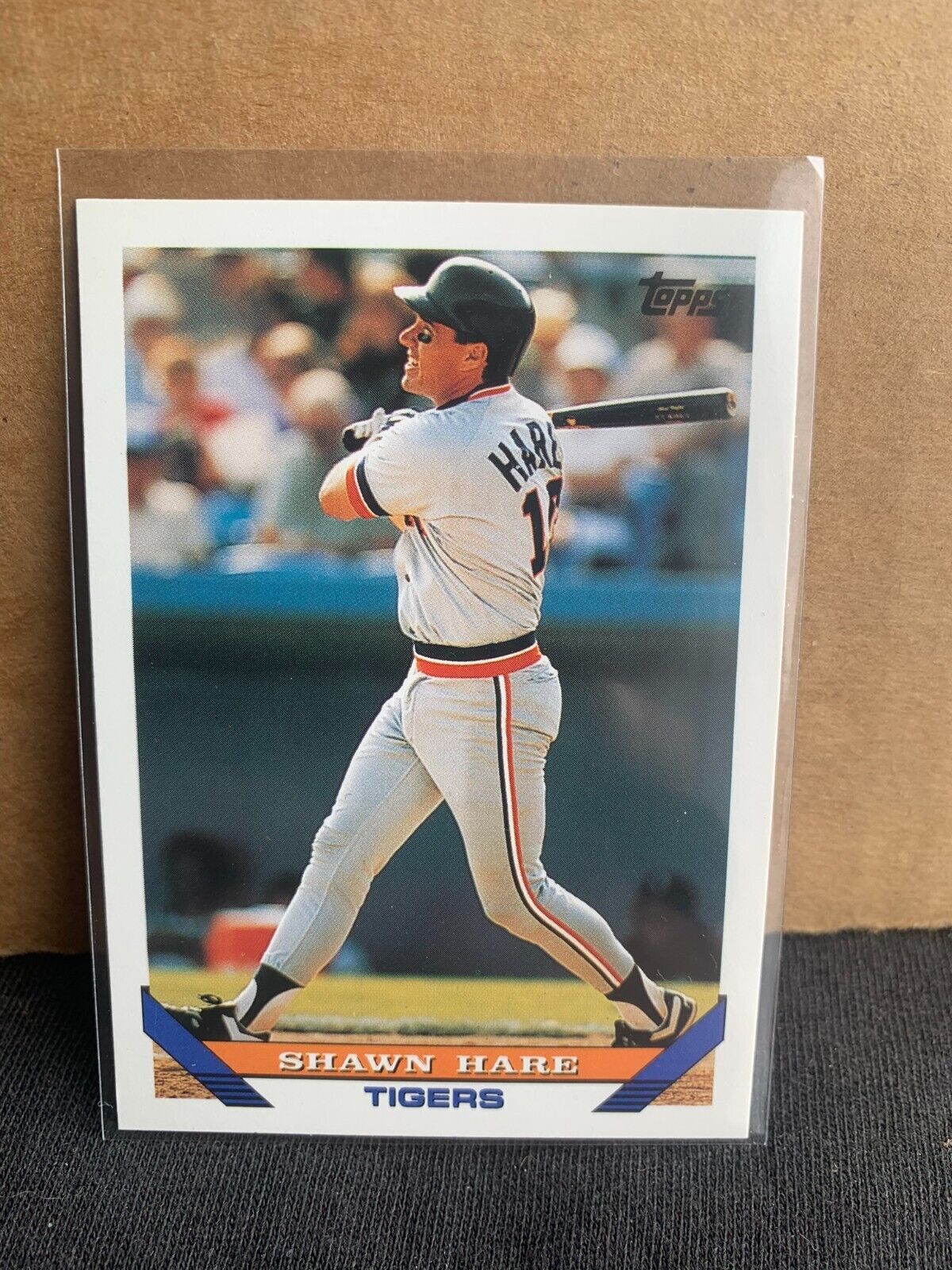 1993 Topps Baseball Card Detroit Tigers Shawn Hare
