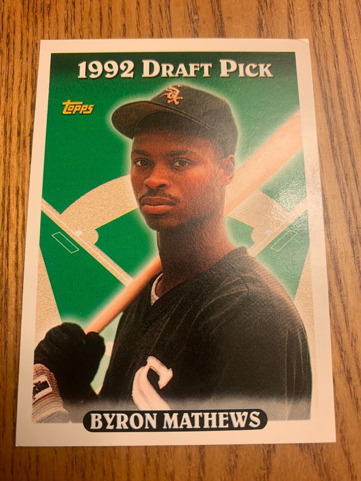 1993 Topps Baseball Card Draft Pick Byron Mathews