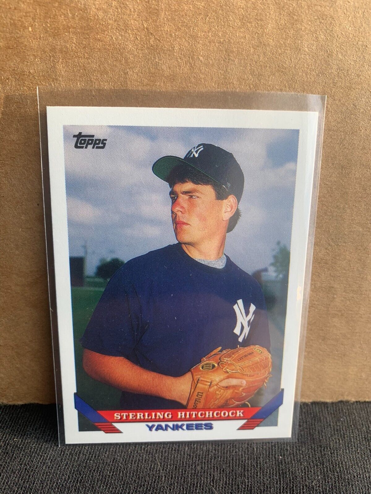1993 Topps Baseball Card New York Yankees Sterling Hitchcock