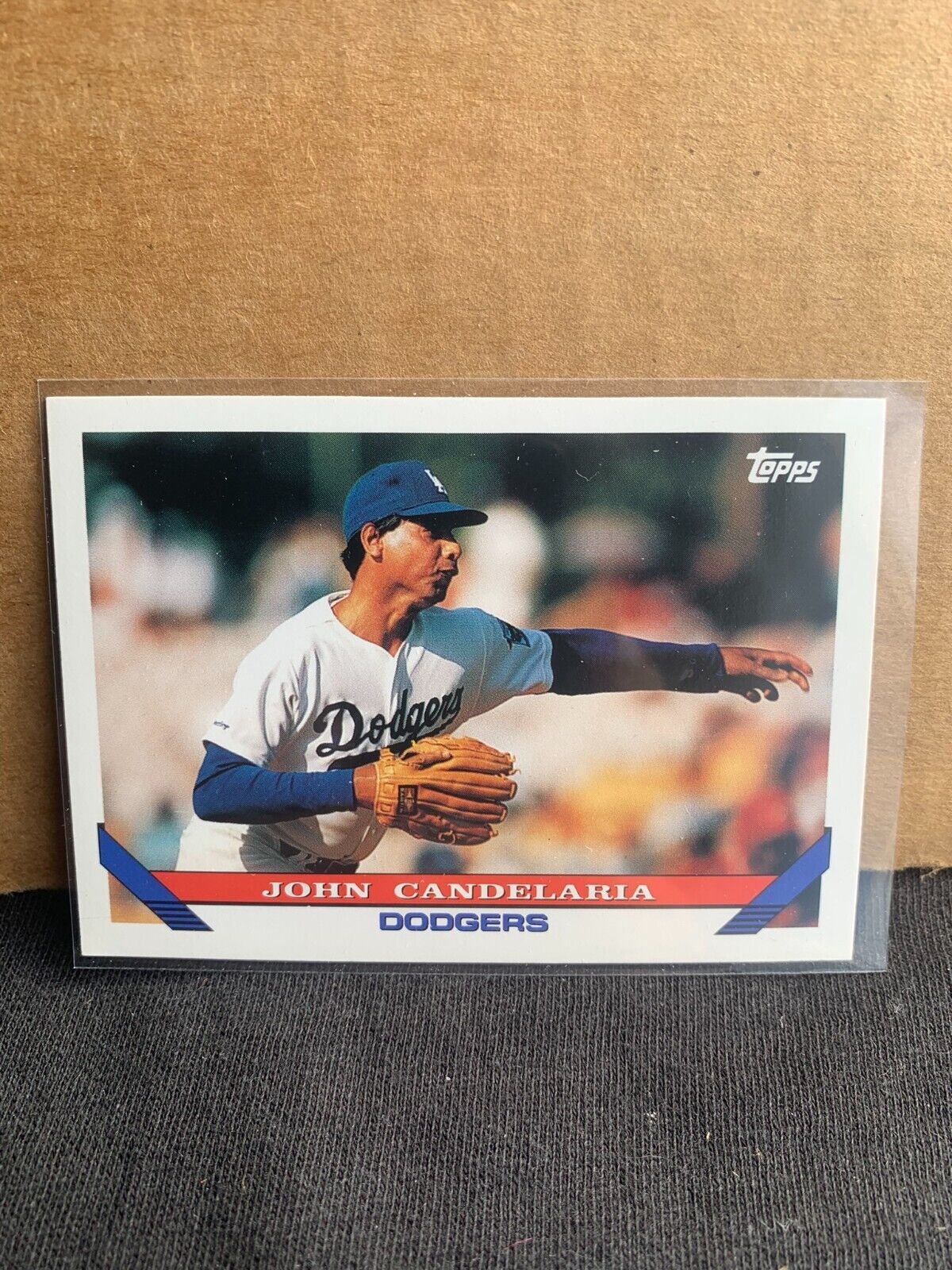 1993 Topps Baseball Card Los Angeles Dodgers John Candelaria
