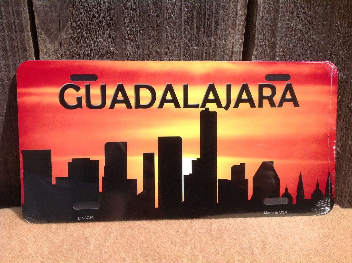 Guadalajara Silhouette City Skyline Mexico Novelty License Plate Car Auto Truck 