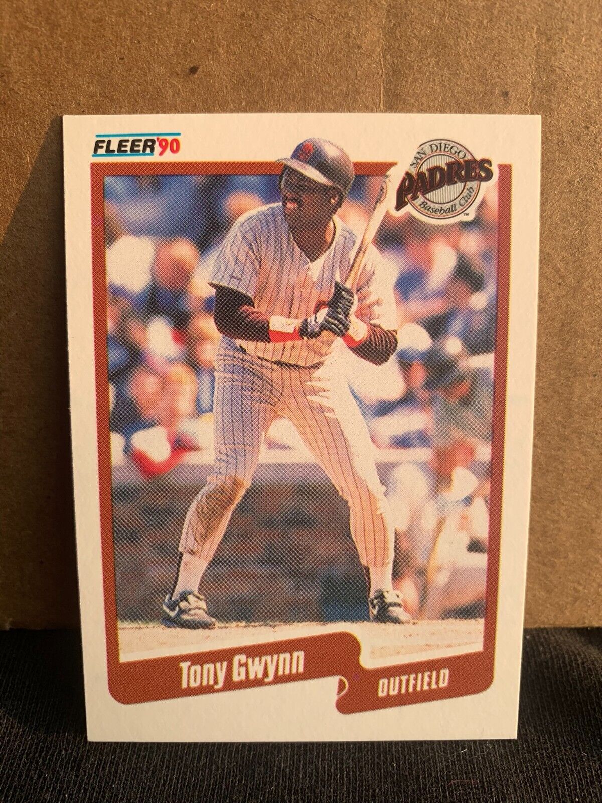 1990 Fleer Baseball Card San Diego Padres Tony Gwynn