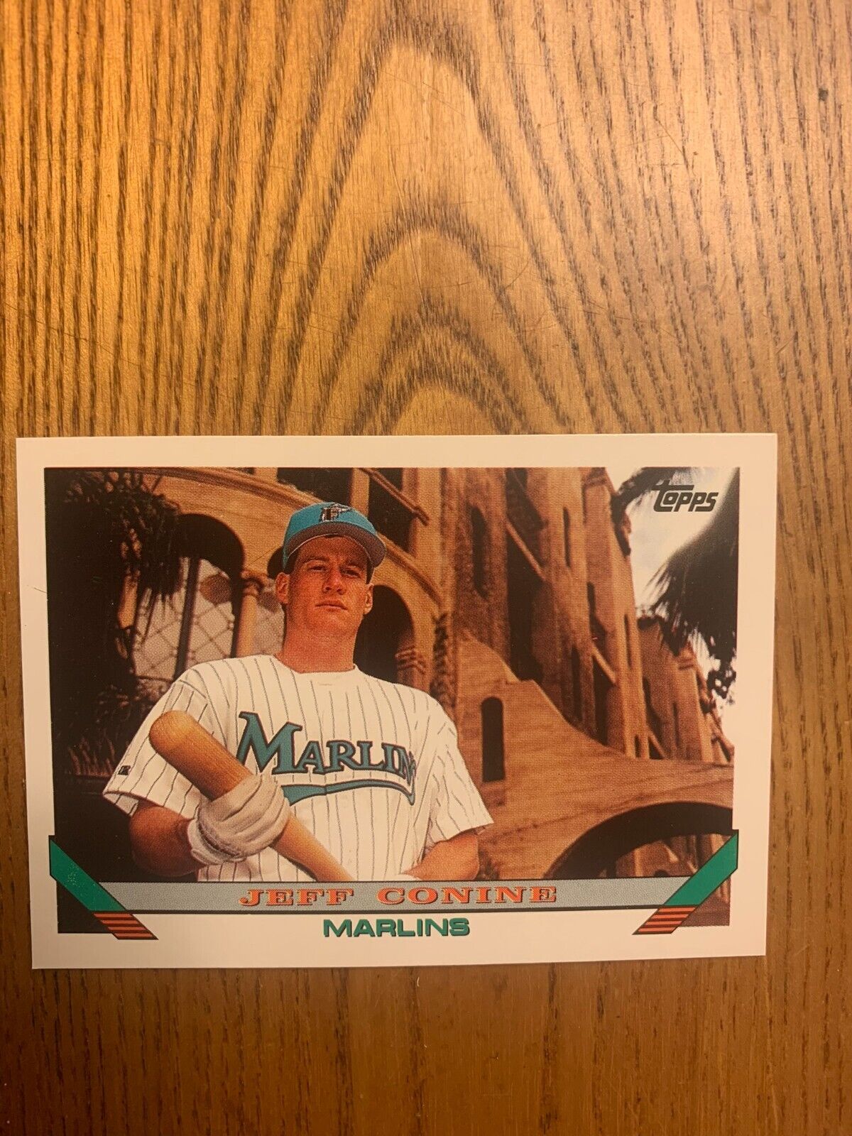 1993 Topps Baseball Card Florida Marlins Jeff Conine