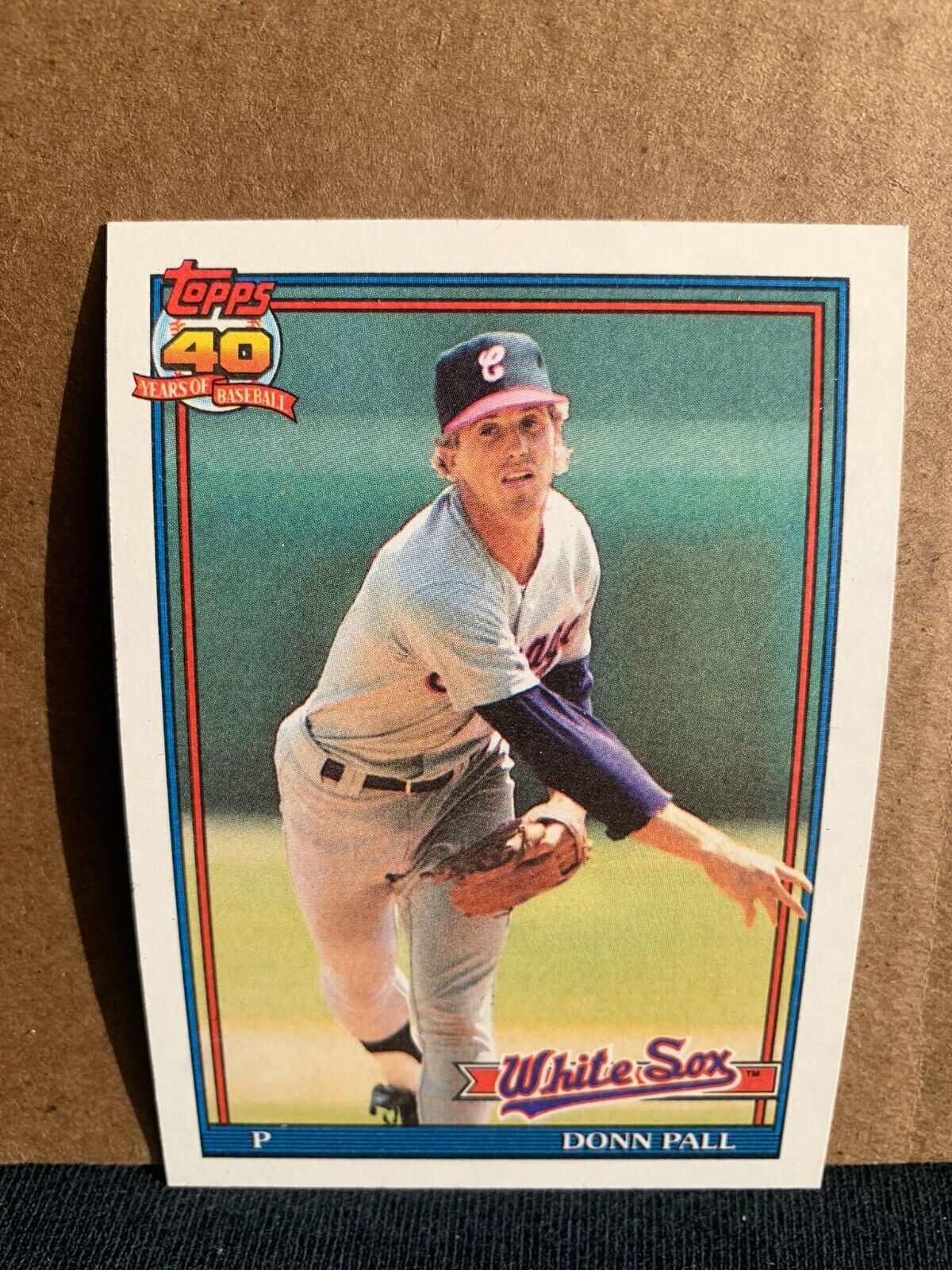 1991 Topps Baseball Card Chicago White Sox Donn Pall