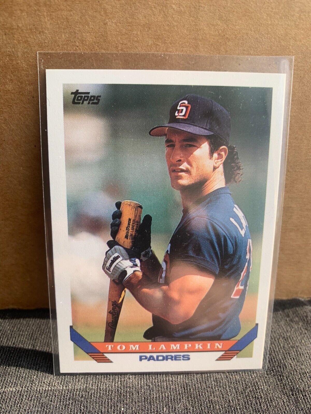 1993 Topps Baseball Card San Diego Padres Tom Lampkin