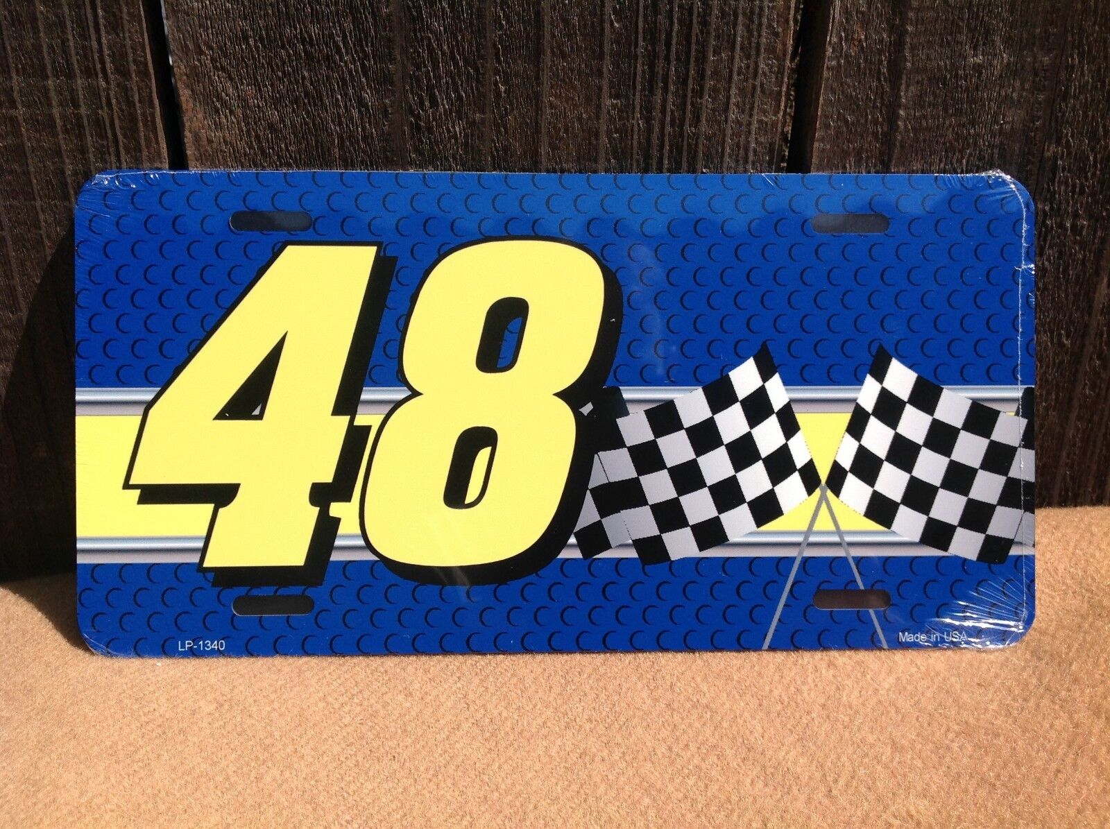 Racing #48 Jimmie Johnson Auto Racing Car Truck Novelty License Plate
