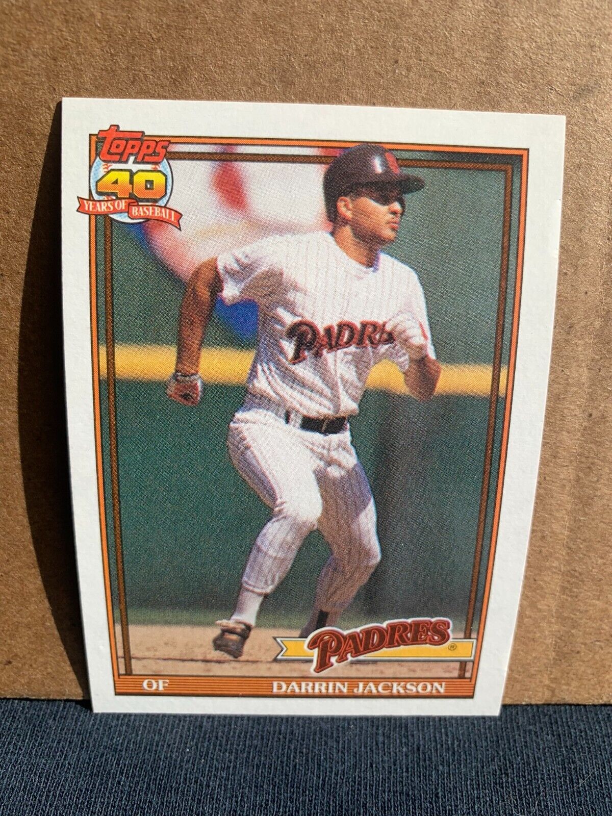 1991 Topps Baseball Card San Diego Padres Darrin Jackson