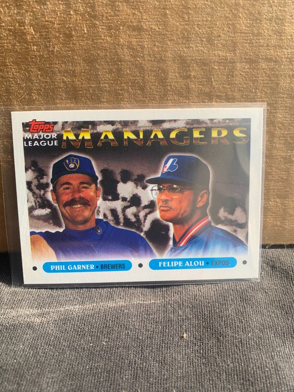 1993 Topps Baseball Card Managers Phil Garner Felipe Alou 