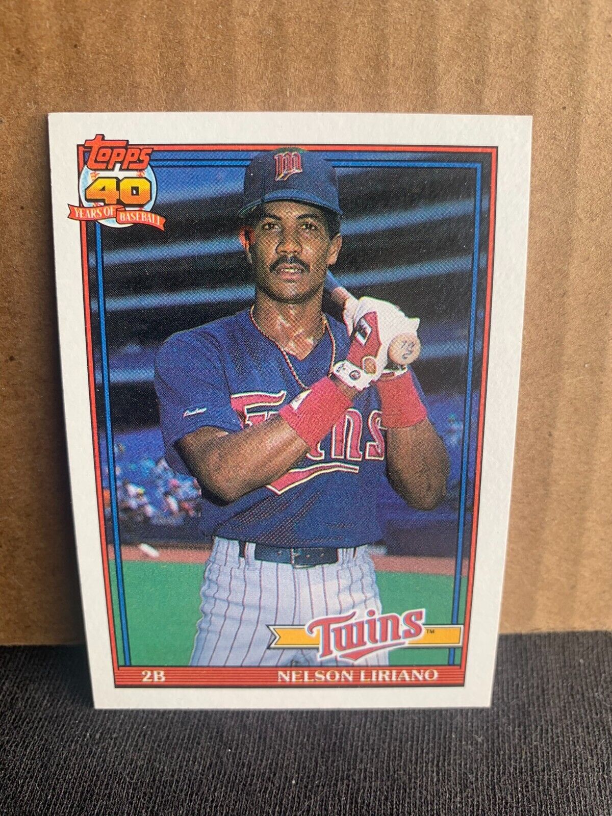 1991 Topps Baseball Card Minnesota Twins Nelson Liriano