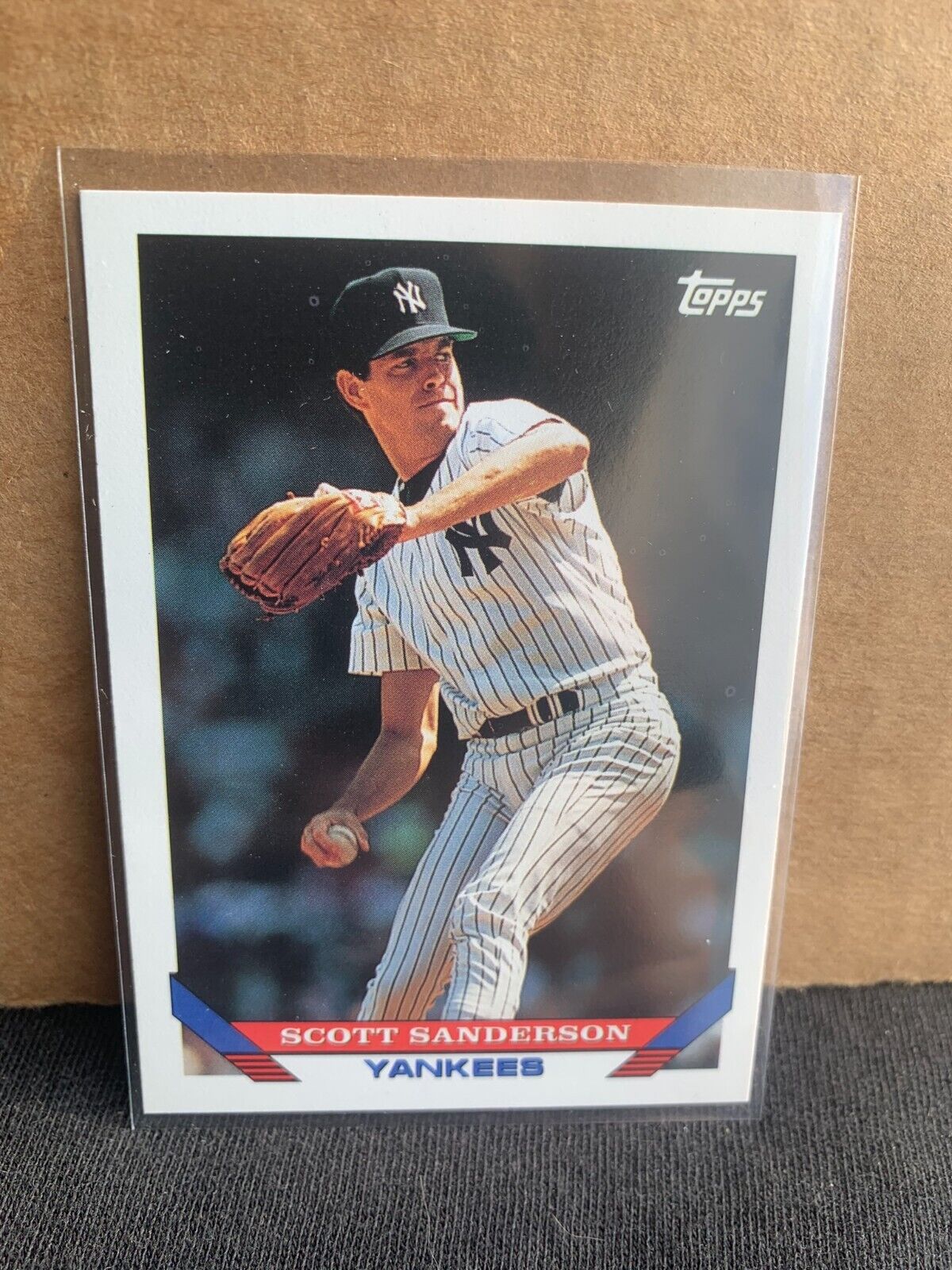 1993 Topps Baseball Card New York Yankees Scott Sanderson