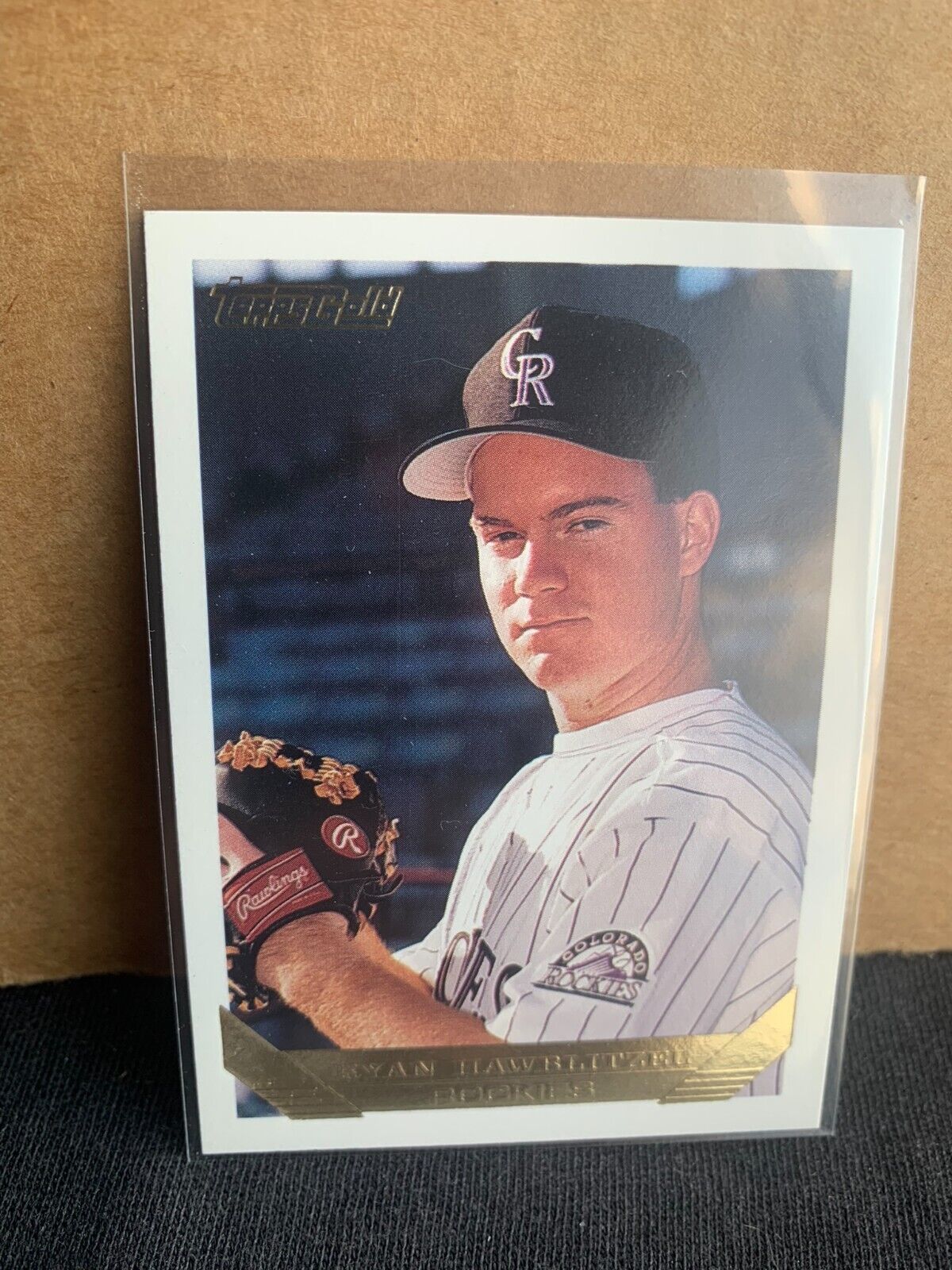 1993 Topps Gold Baseball Card Ryan Hawblitzel