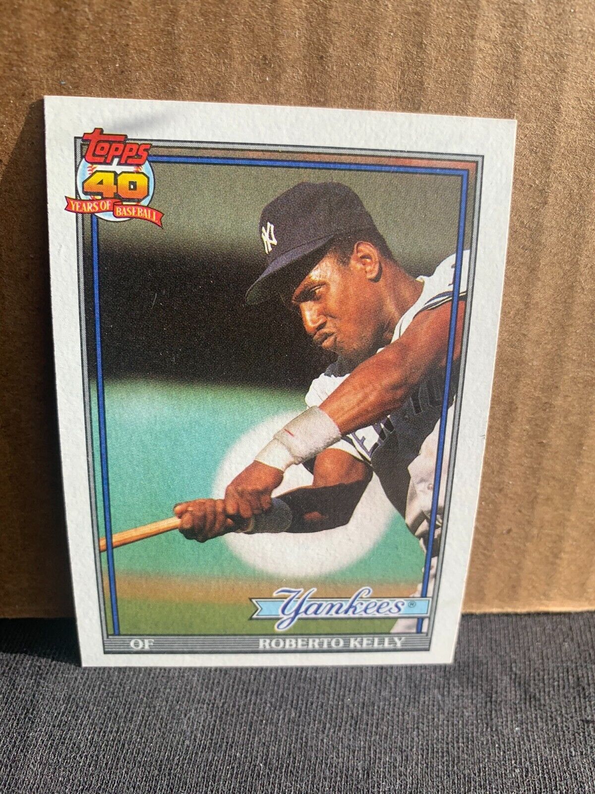 1991 Topps Baseball Card New York Yankees Roberto Kelly
