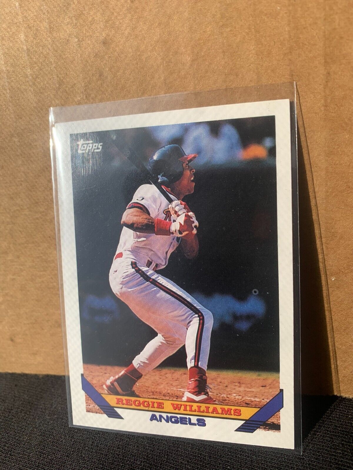 1993 Topps Baseball Card California Angels Reggie Williams   