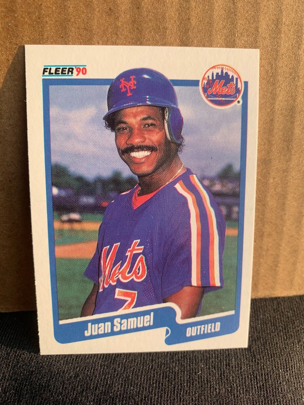 1990 Fleer Baseball Card New York Mets Juan Samuel