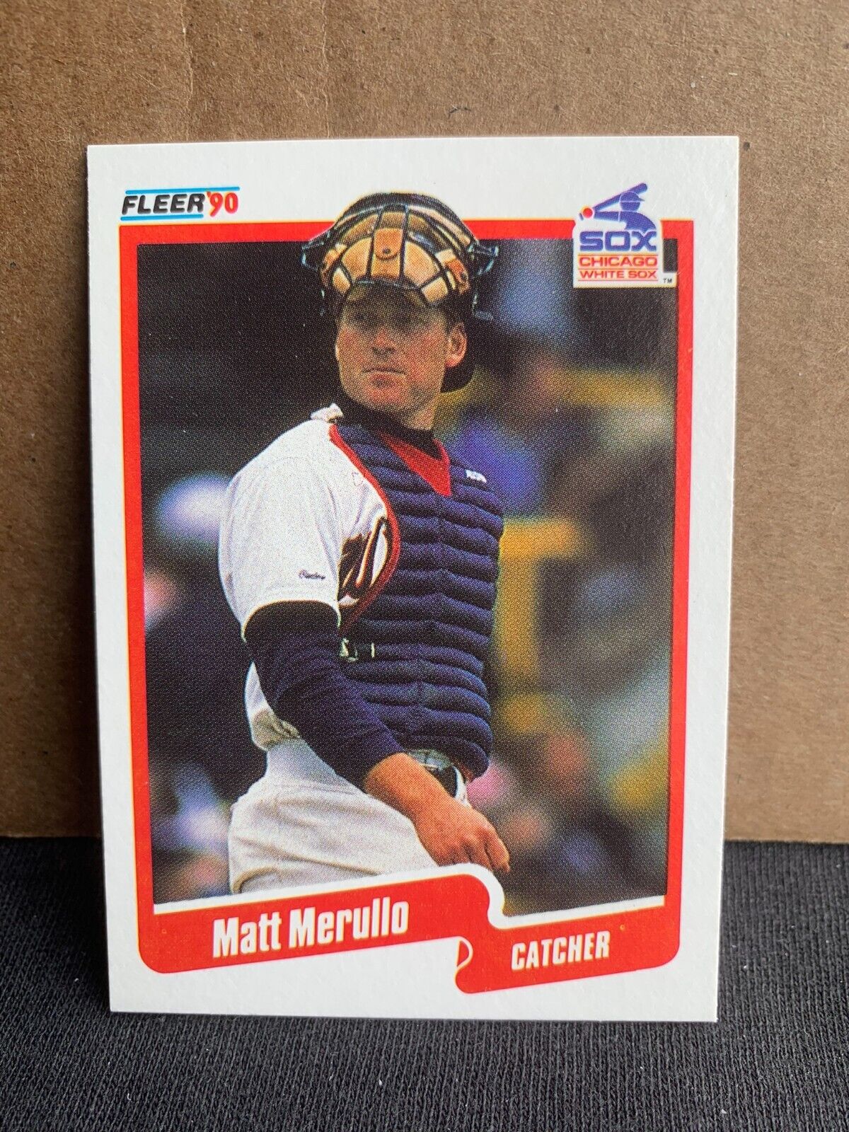 1990 Fleer Baseball Card Chicago White Sox Matt Merullo