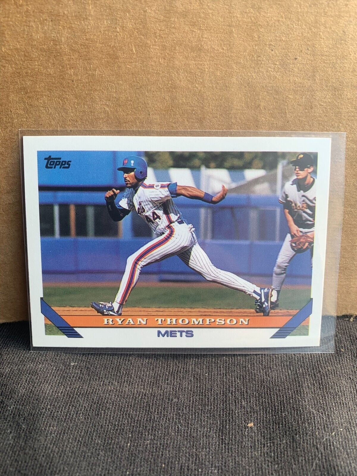 1993 Topps Baseball Card New York Mets Ryan Thompson