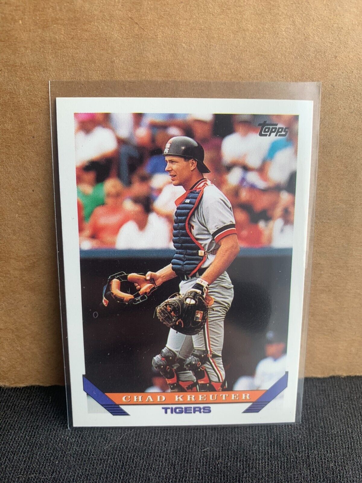 1993 Topps Baseball Card Detroit Tigers Chad Kreuter