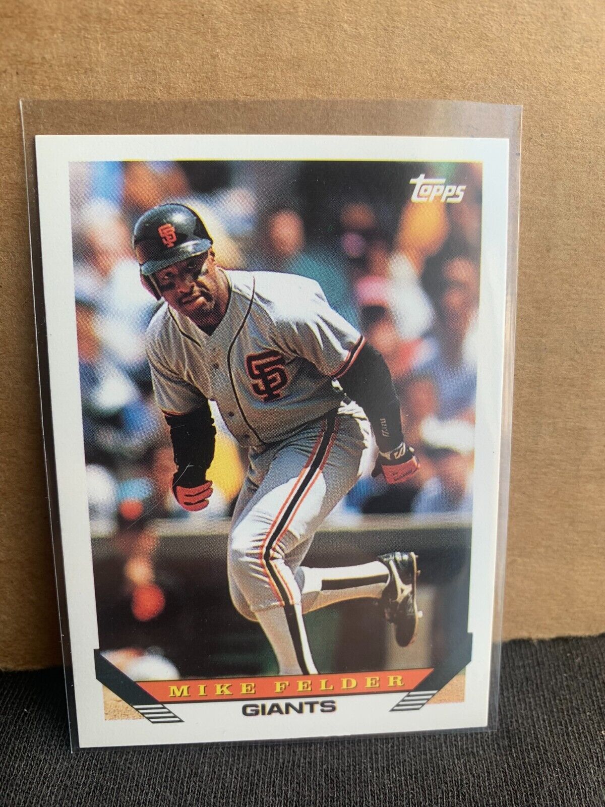 1993 Topps Baseball Card San Francisco Giants Mike Felder