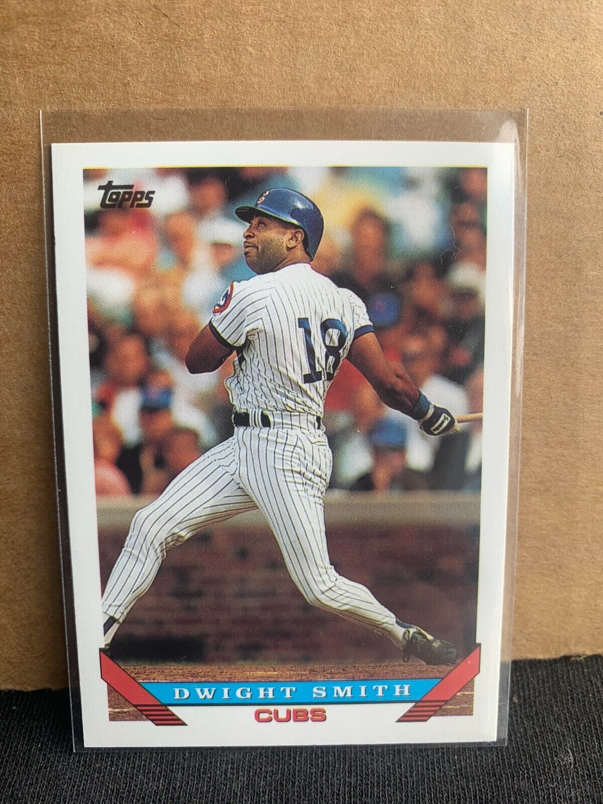 1993 Topps Baseball Card Chicago Cubs Dwight Smith 