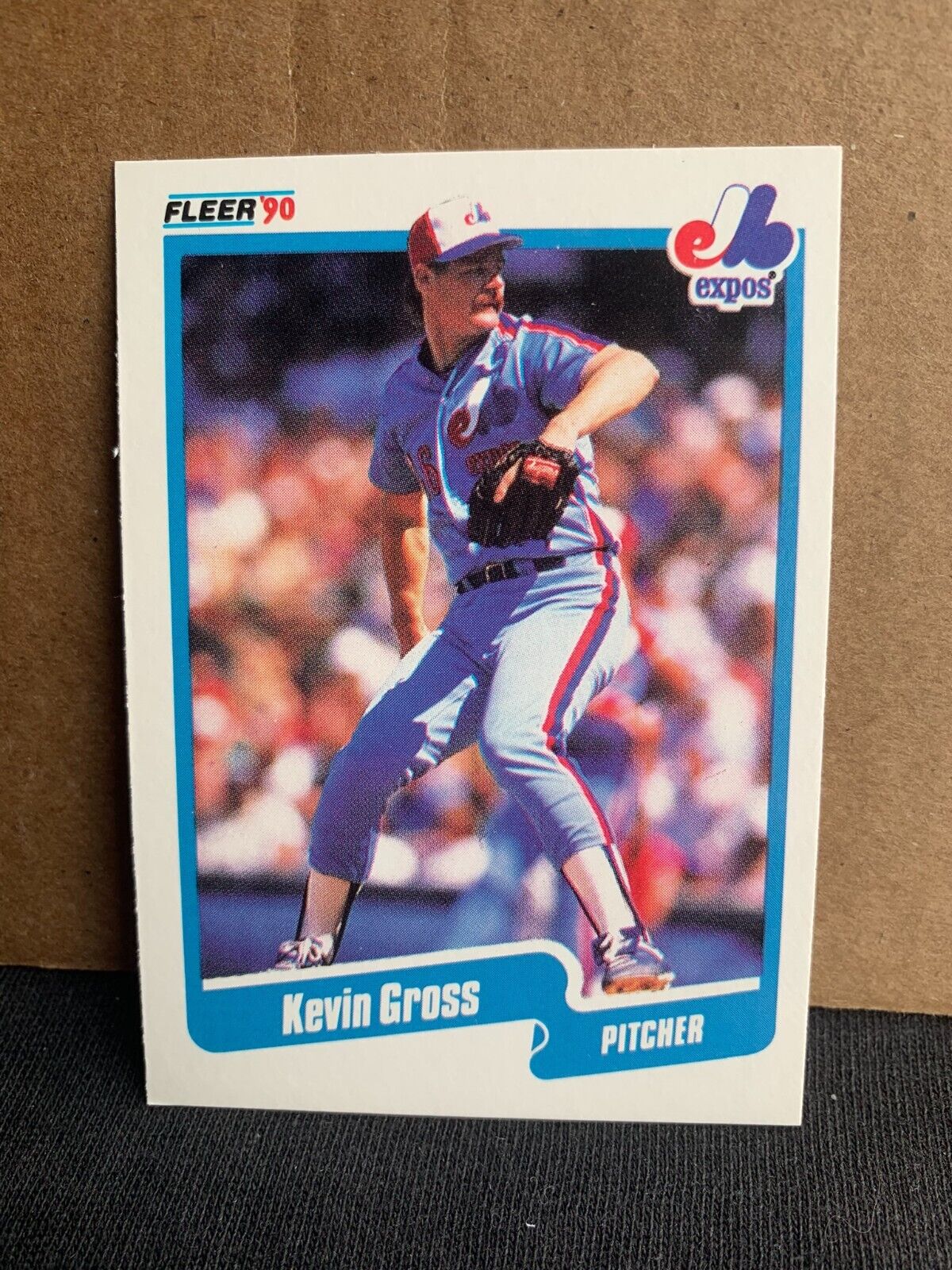 1990 Fleer Baseball Card Montreal Expos Kevin Gross