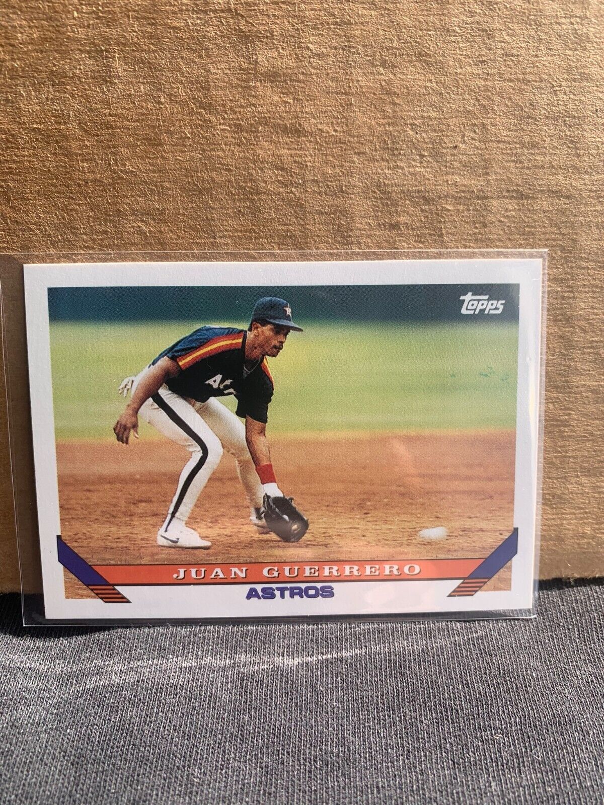 1993 Topps Baseball Card Houston Astros Juan Guerrero   