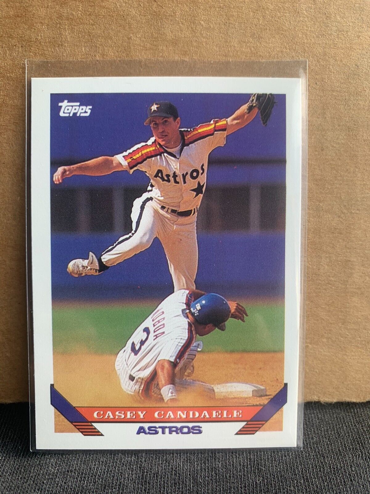 1993 Topps Baseball Card Houston Astros Casey Candaele   