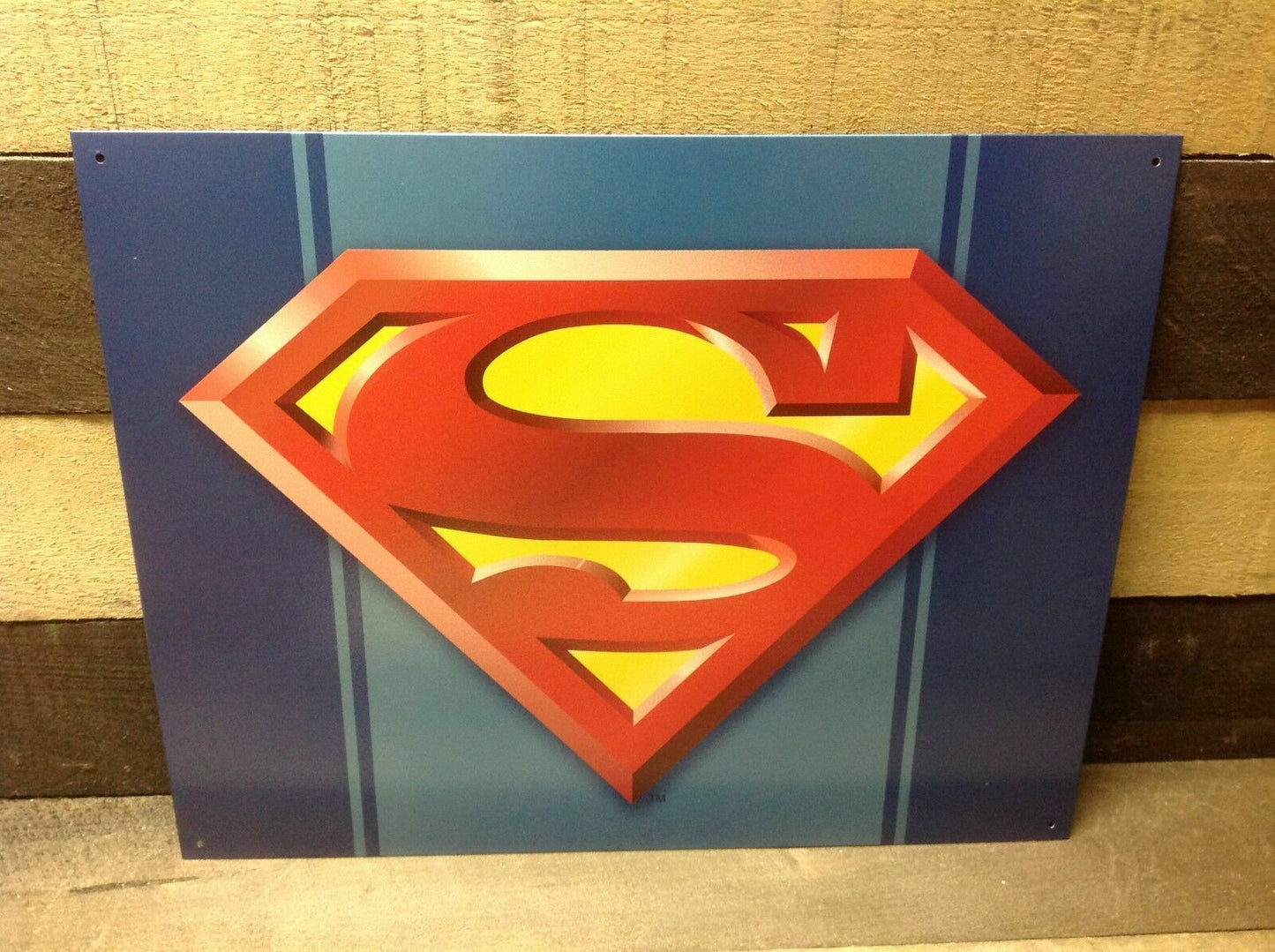Superman Marvel DC Comics Superhero Tin Metal Sign Wall Garage Retro Classic 