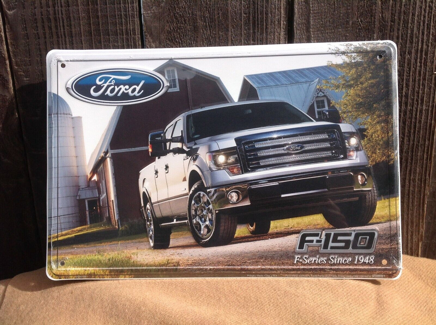 *Embossed* 18" x 12" Ford F 150 Series Truck Metal Sign Since 1948 Garage Shop