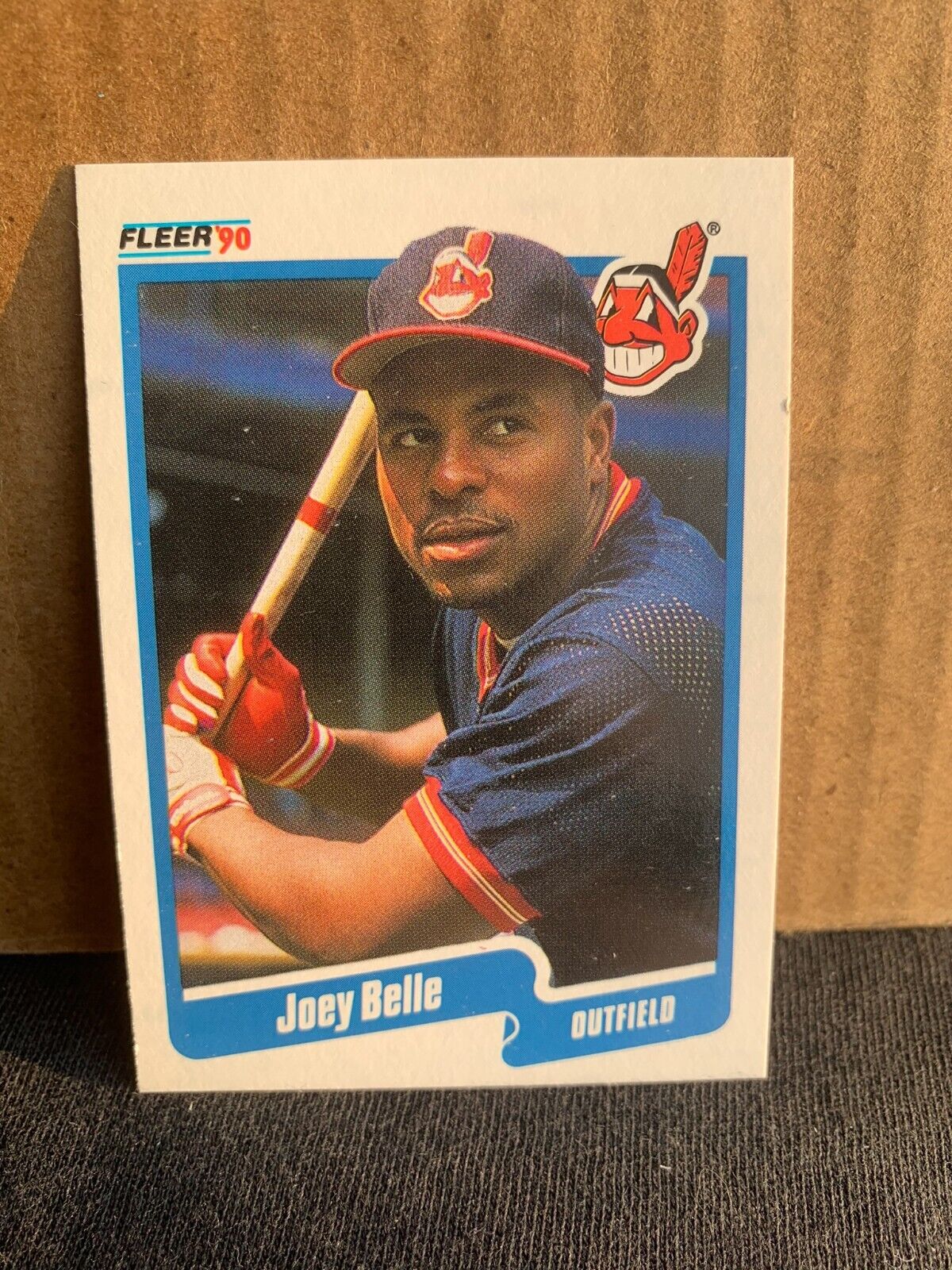 1990 Fleer Baseball Card Cleveland Indians Joey Belle