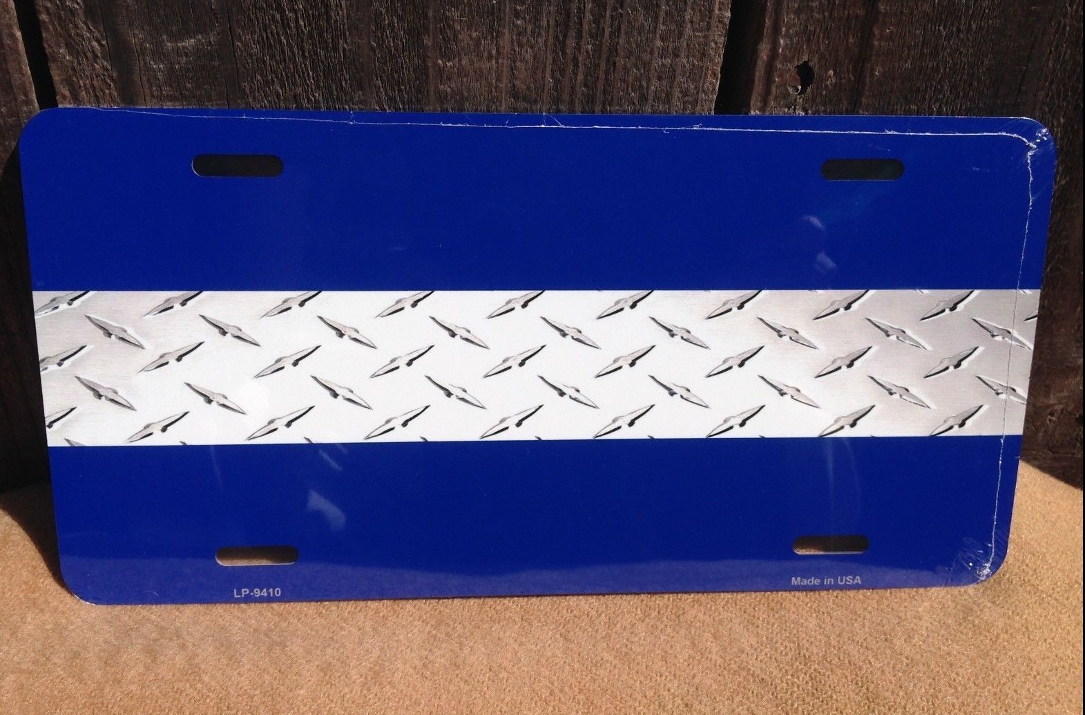 EMS Emergency Medical Services Diamond Thin White Line License Plate Truck Auto 