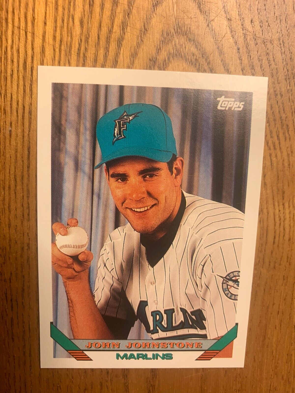 1993 Topps Baseball Card Florida Marlins John Johnstone