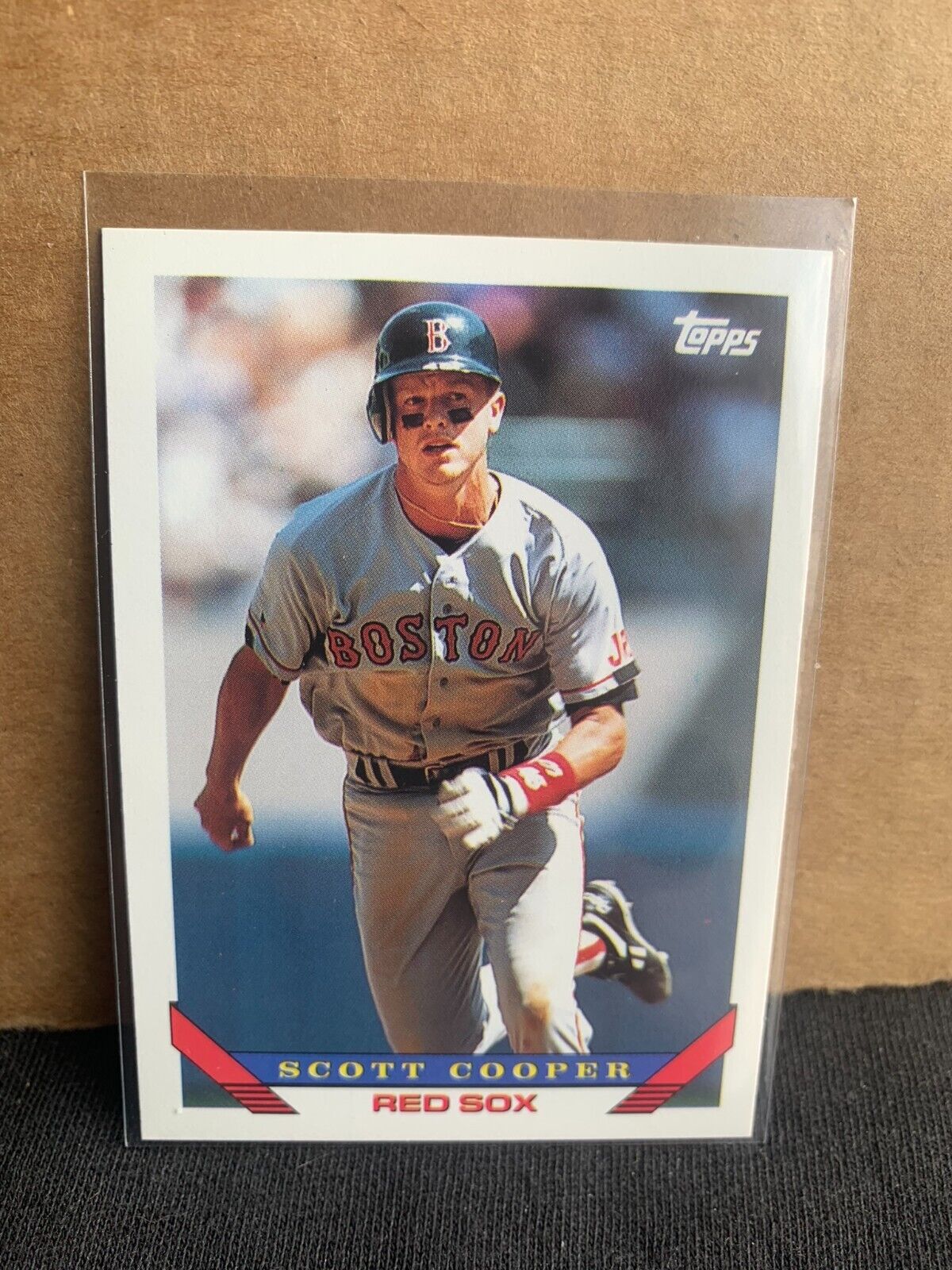 1993 Topps Baseball Card Boston Red Sox Scott Cooper 