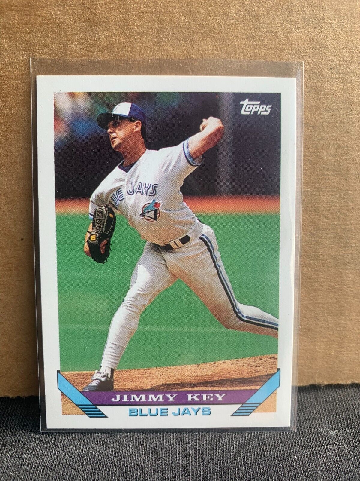 1993 Topps Baseball Card Toronto Blue Jays Jimmy Key