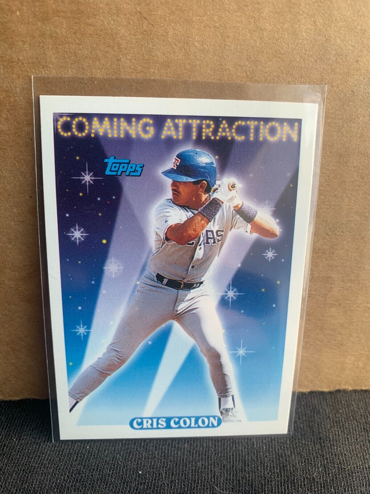 1993 Topps Baseball Card Coming Attraction Cris Colon