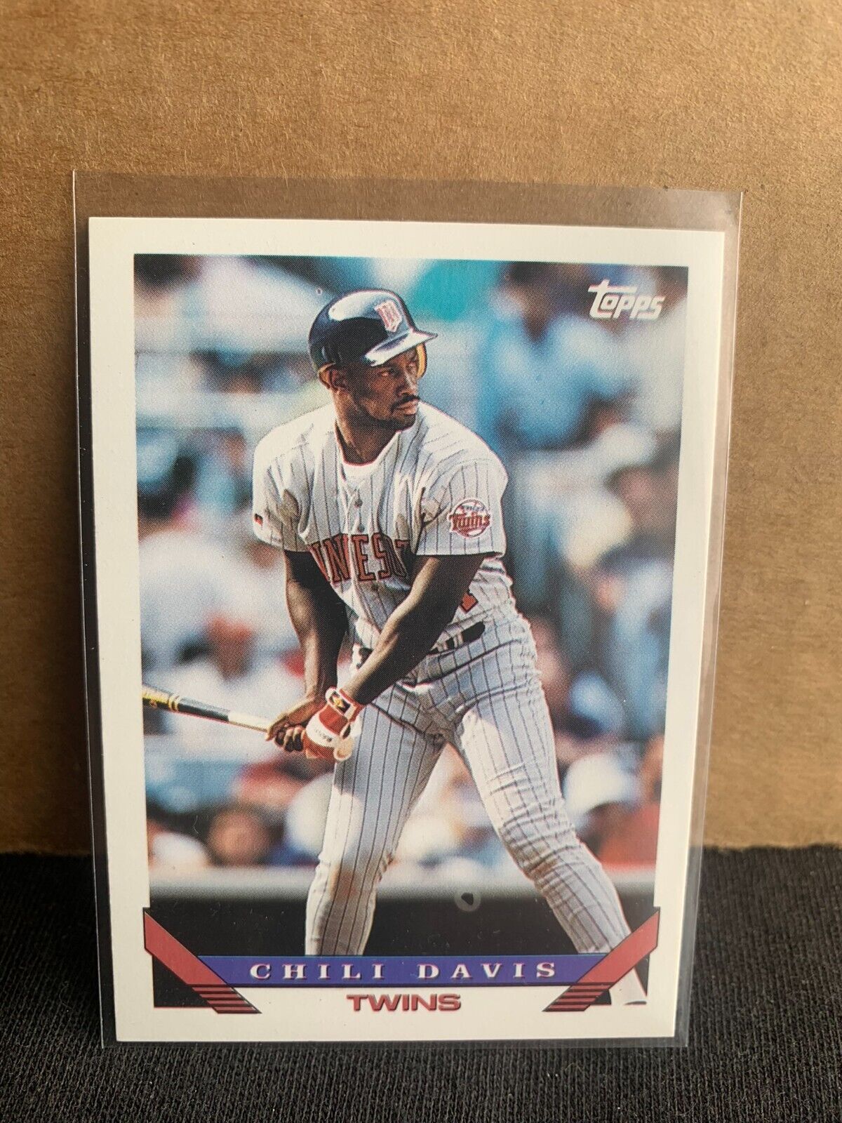 1993 Topps Baseball Card Minnesota Twins Chili Davis