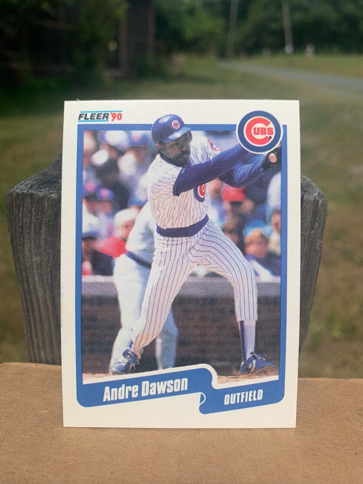 1990 Fleer Baseball Card Chicago Cubs Andre Dawson