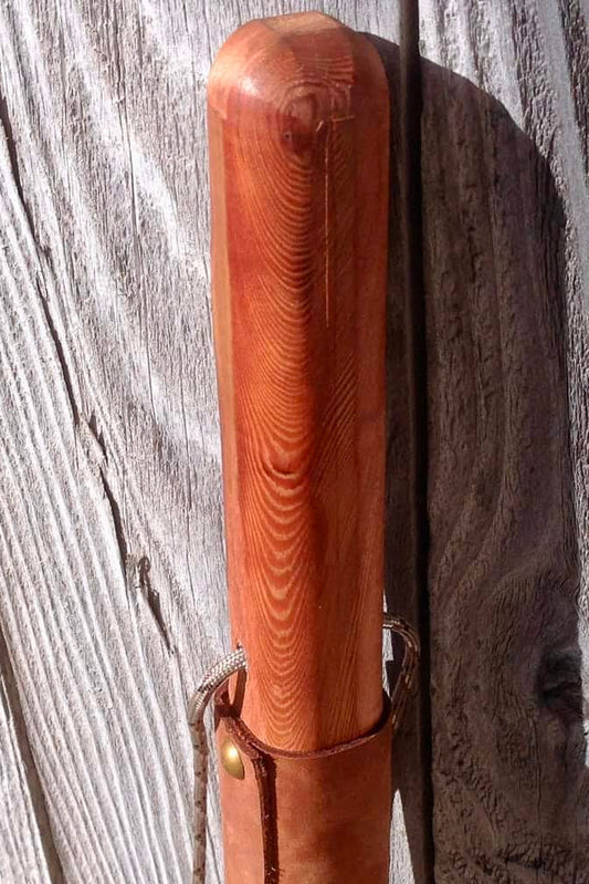 Rugged Terrain Cedar Walking Stick - Plain