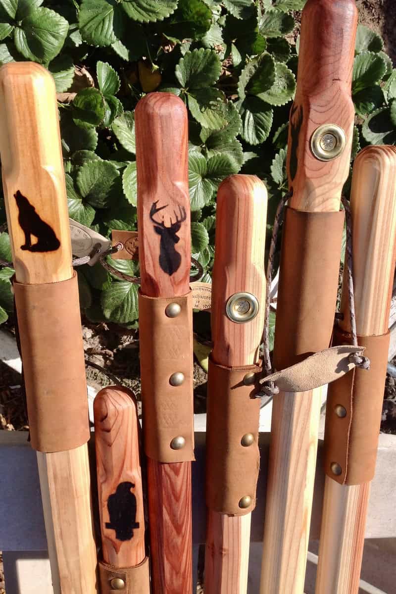 Rugged Terrain Cedar Walking Stick - Handmade Gift