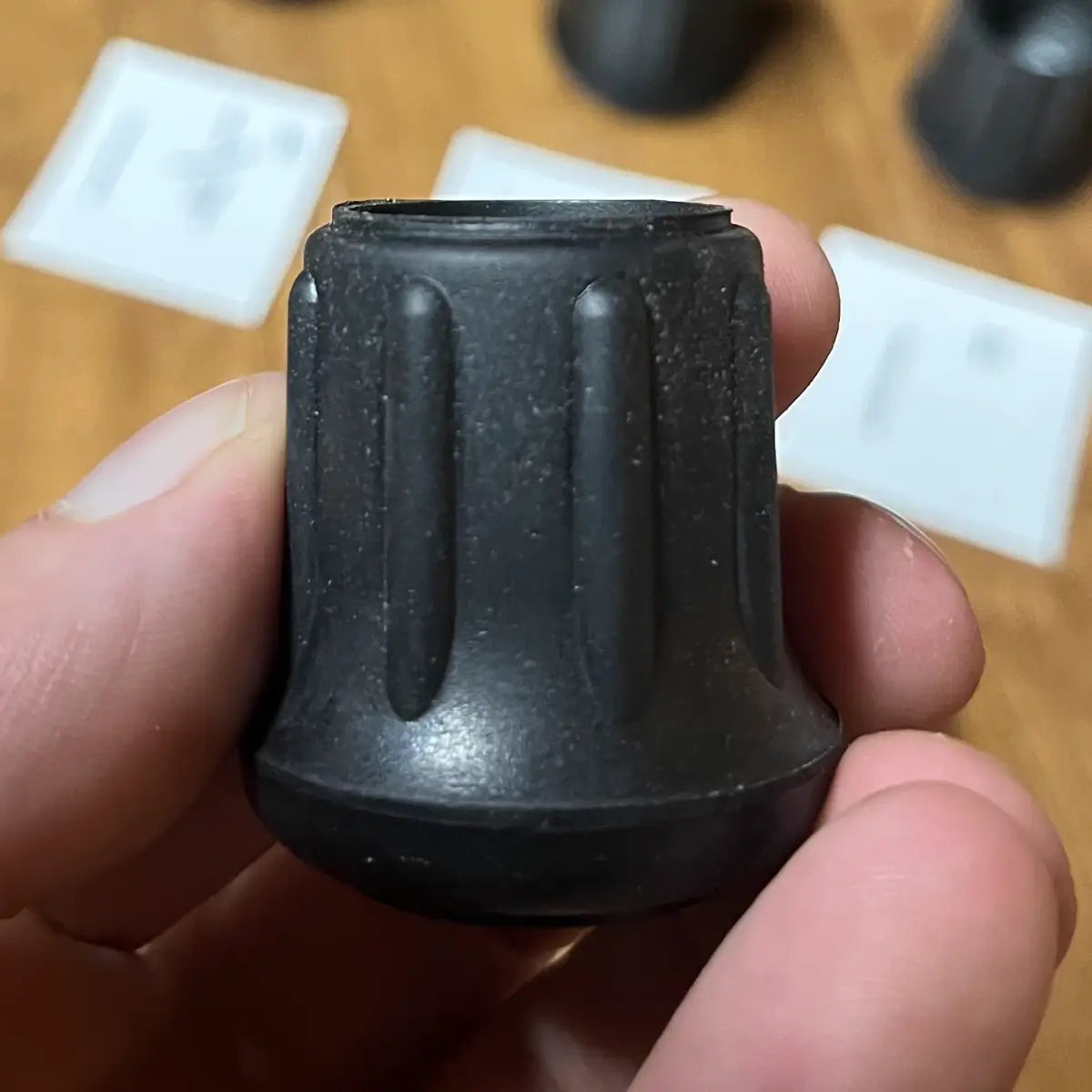 Rubber Cane Tip Replacements — Steel Insert | Walking Stick & Cane
