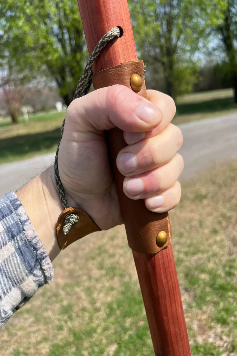 Rugged Terrain Cedar Walking Stick - Plain