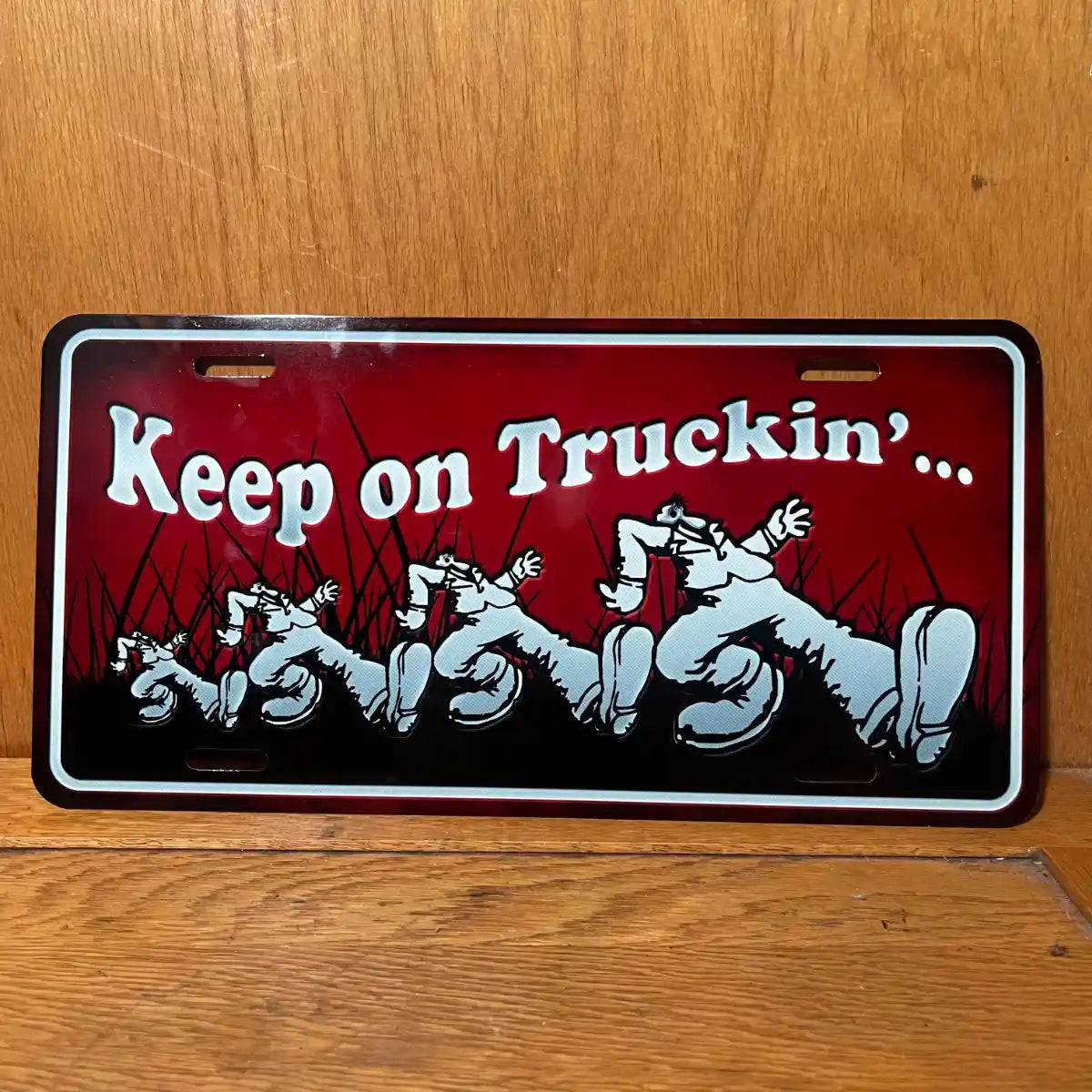Keep on Truckin' - License Plate