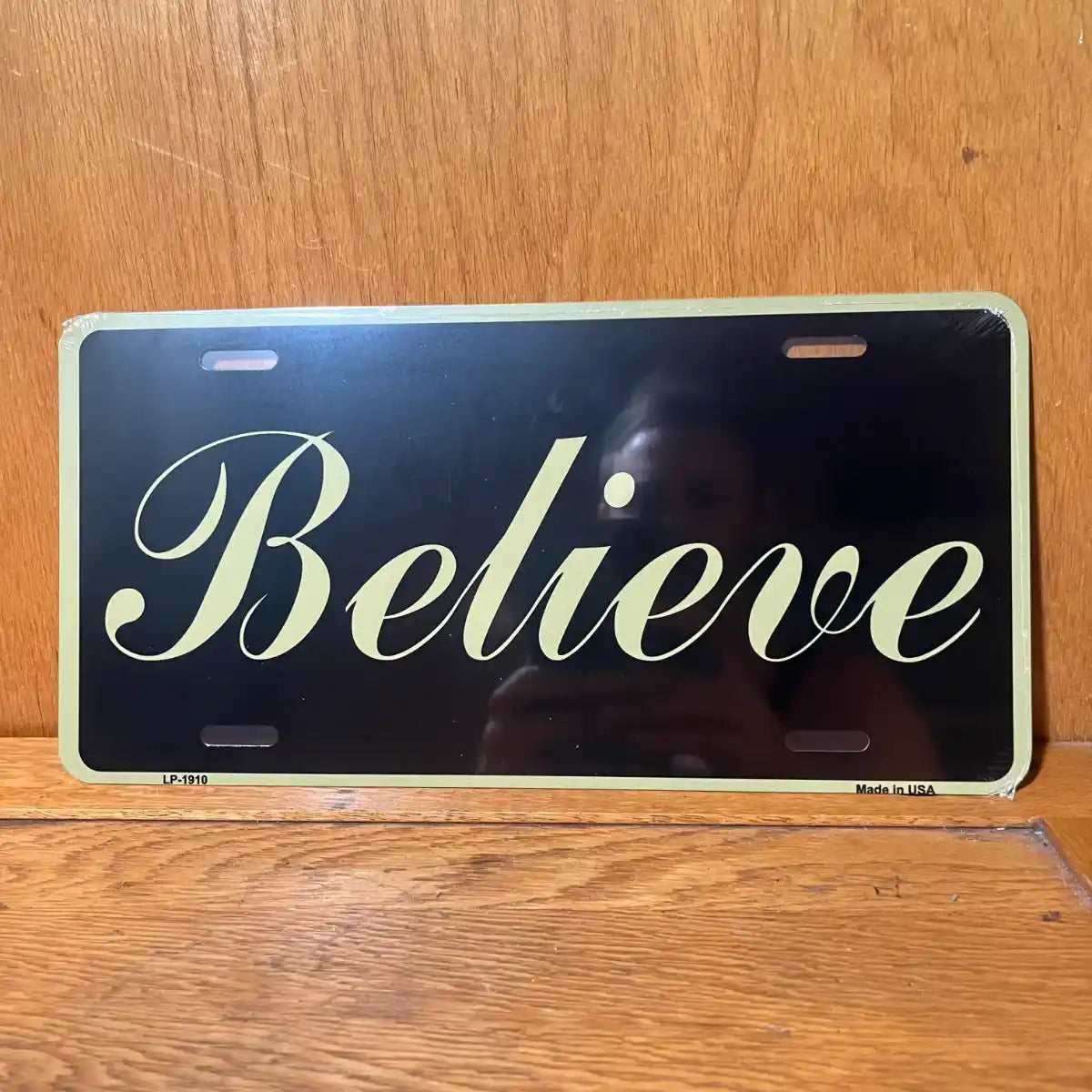 Believe - License Plate