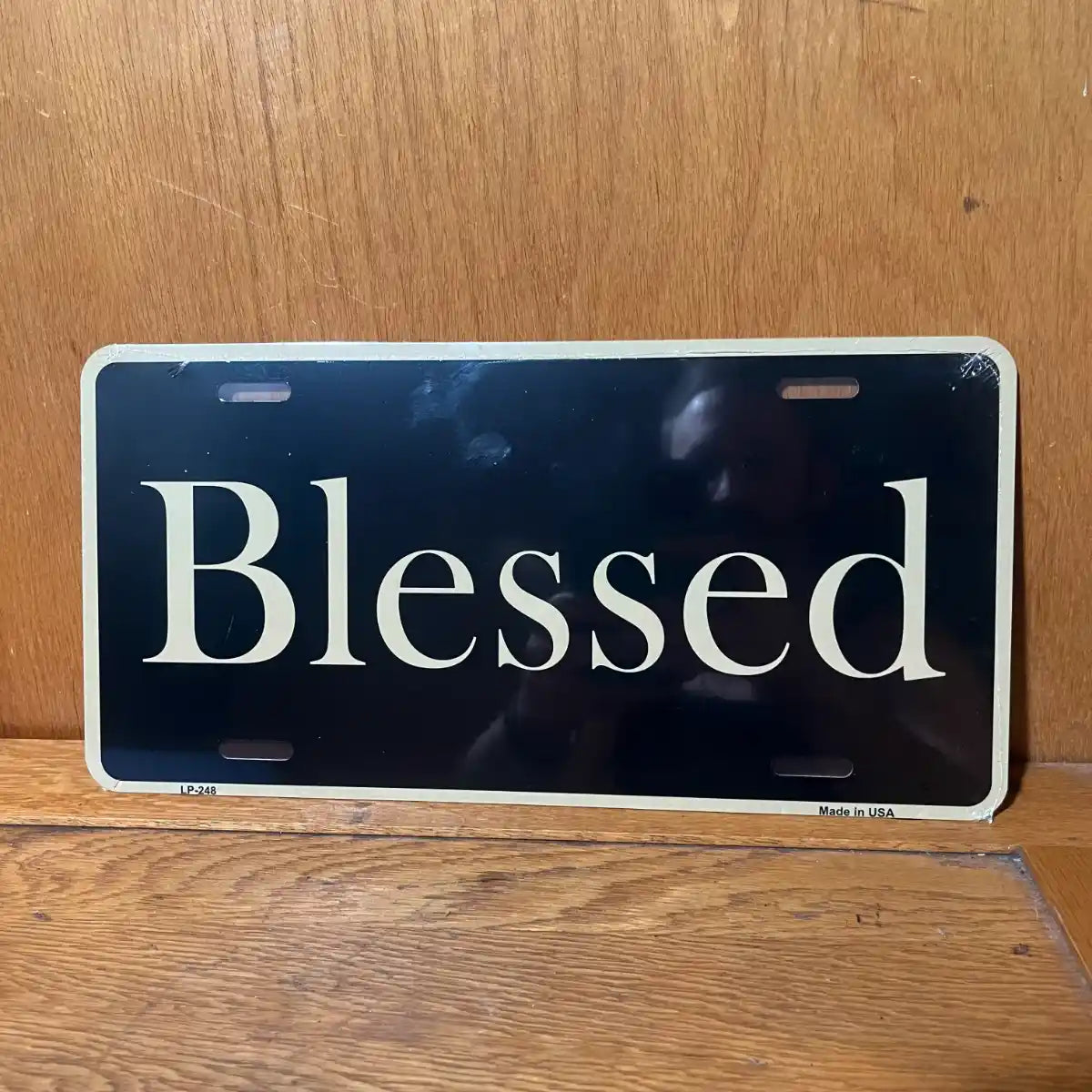 Blessed - License Plate